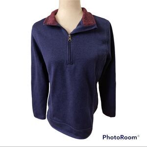 Eddie Bauer 1/2 zip sweater XL